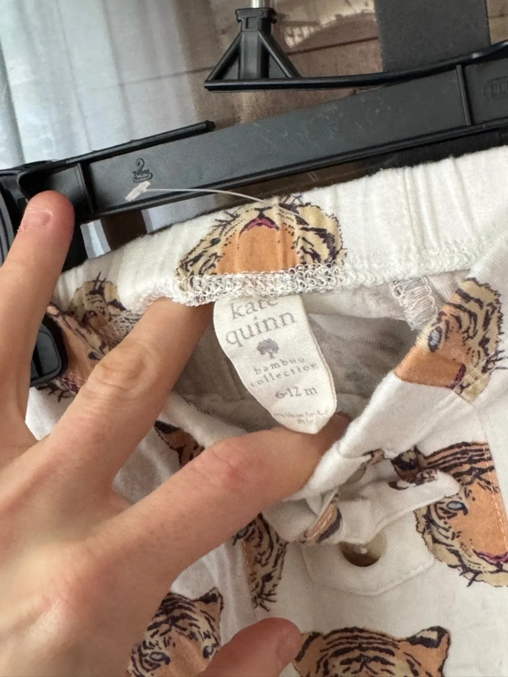 Kate Quinn bamboo tiger shorts print baby boy lsu neutral unisex